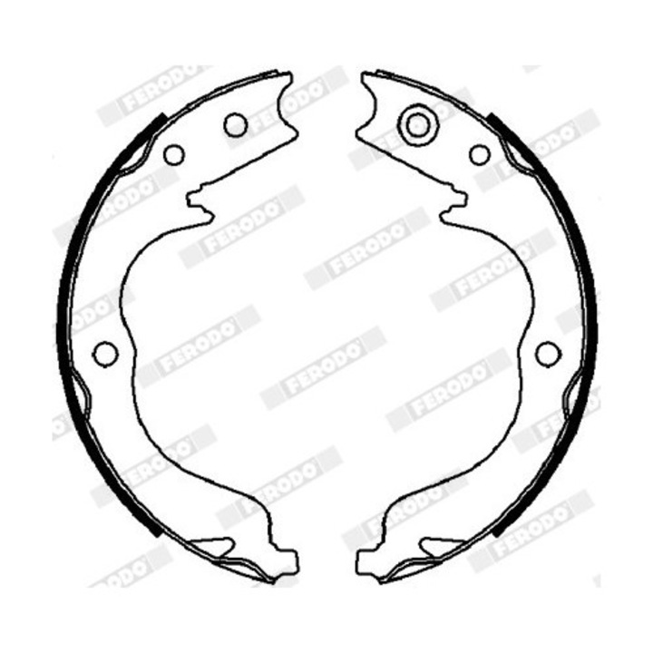 Fékpofa készlet, Kézifék Fsb4028 Citroën C-Crosser/C-Crosser Enterprise Mitsubishi Grandis/Lancer 7/Lancer 8