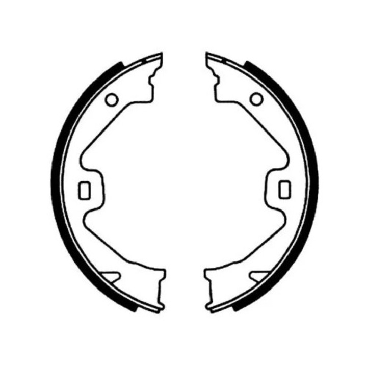 Fékpofa készlet, kézifék, hátsó tengely Crk000Abe Mg Mg Zt/Mg Zt- T Rover 75/75 1