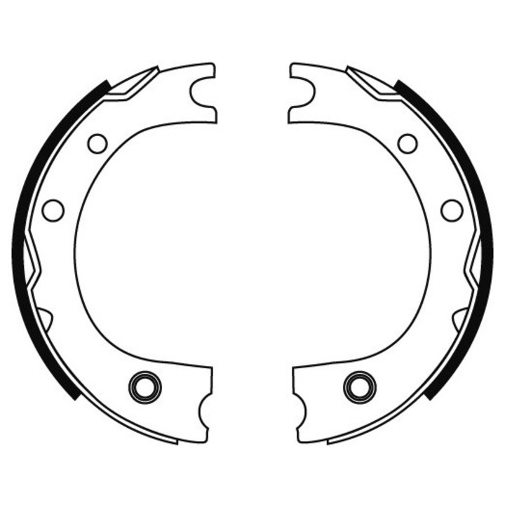 Fékpofa készlet, kézifék Gs8716 Lexus Gx/Lx Toyota 4 Runner 4/4 Runner 5/Fj Cruiser/Fortuner/Land Cruiser/Sequoia