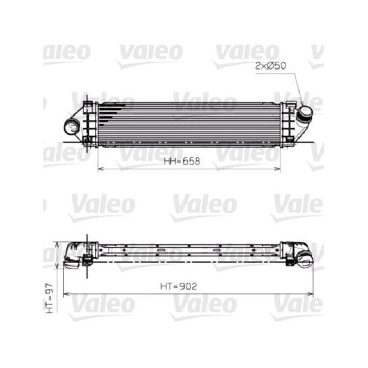 Intercooler, Compresor 818246 Ford C-Max/C-Max 2/Focus 2/Focus 3/Focus C-Max/Galaxy 2/Galaxy Mk 2/Kuga 1/Kuga 2/Mondeo 4