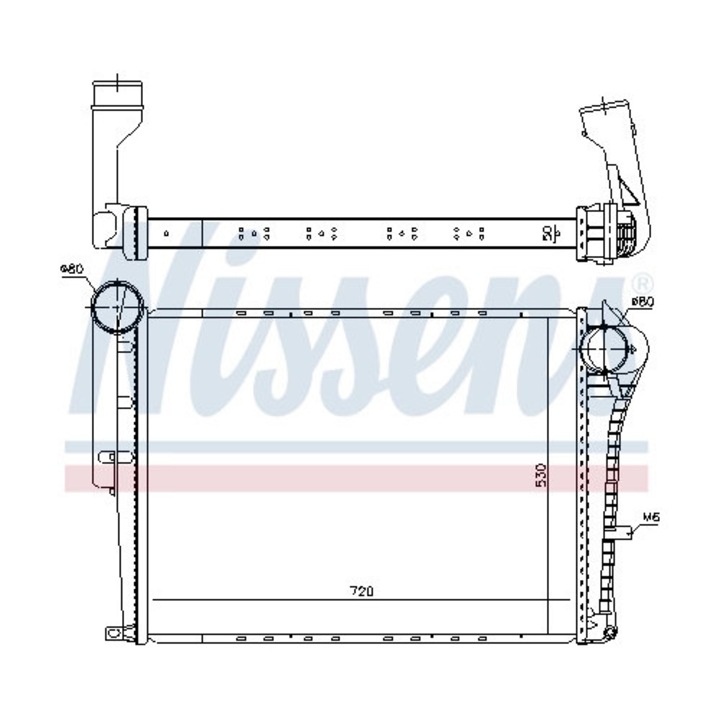 Intercooler, Compresor 97072 Renault Trucks Midlum Volvo Fl 2/Fl 3