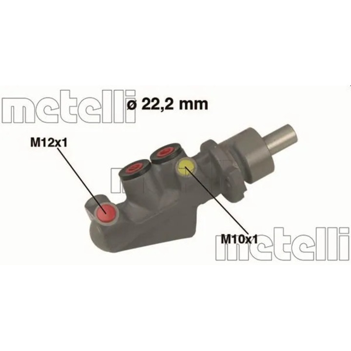 Főfékhenger, Fék 05-0478 Nissan Kubistar Renault Kangoo