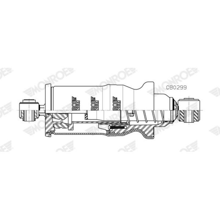 Амортисьор, Окачване на кабина Cb0299 Man Tga/Tgs 1/Tgx 1