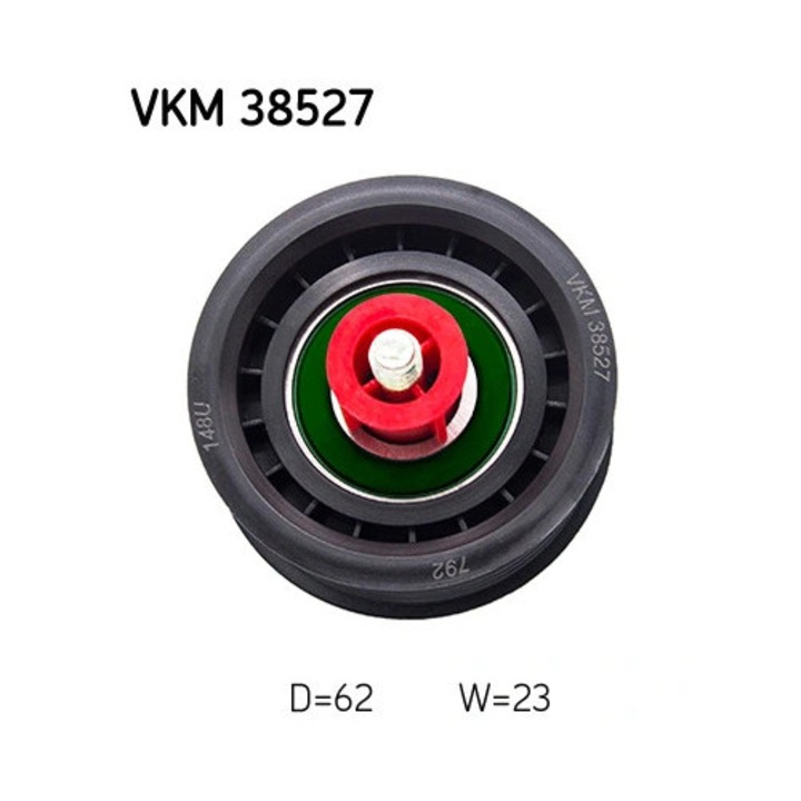 SKF hosszbordás szíjtárcsa, Mercedes W204 63AMG, 08-hoz