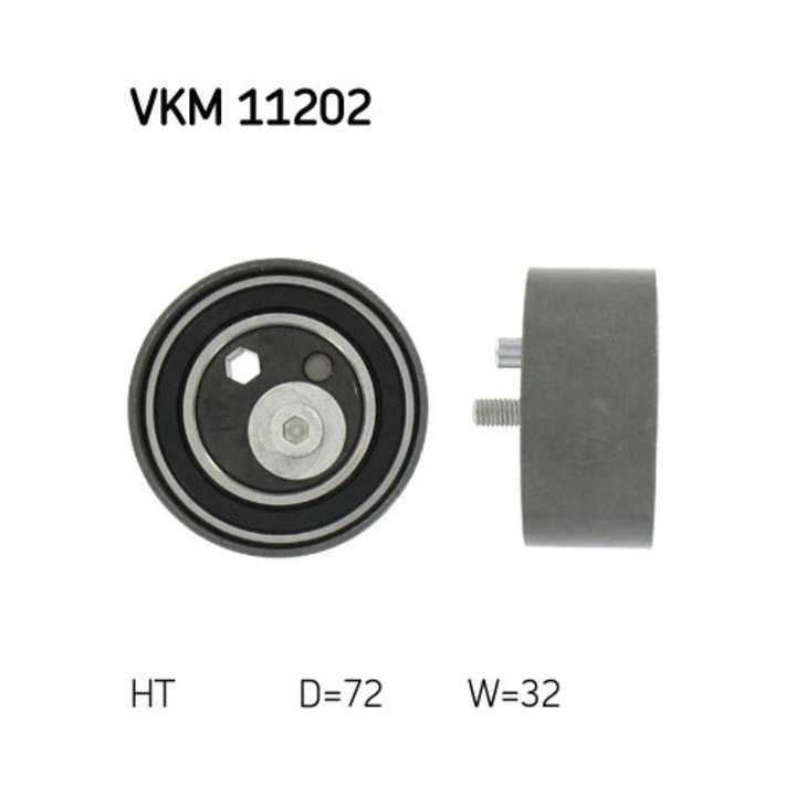 Feszítőgörgő, Vezérműszíj Vkm11202 Audi A4 B5/A4 B6/A6 C4/A6 C5/A8 D2/Allroad C5 Skoda Superb 1 Vw Passat B5