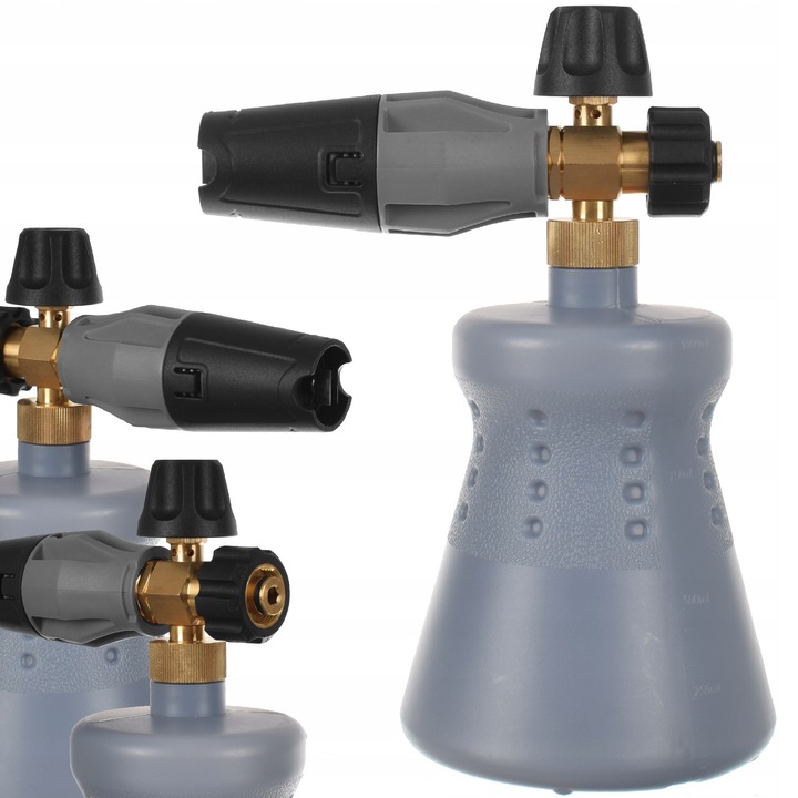 Lance de spuma pentru curatare profesionala AFC, compatibila cu aparate de spalat cu presiune Karcher HD/HDS, capacitate 1L, conexiune M22