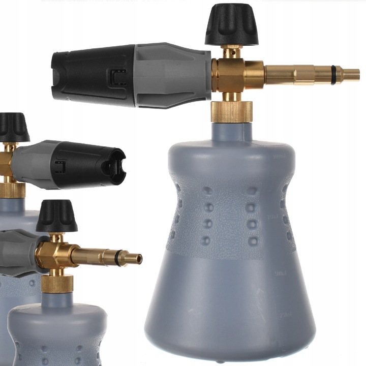 Lance de spuma pentru aparate de spalat cu presiune, AFC, capacitate 1L, conexiune Bayonet, compatibilitate Lavor si Parkside