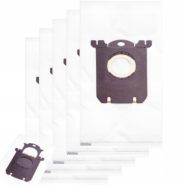 Sacii sintetici pentru aspirator AFC, set 5 bucati, compatibili S-Bag, material multi-strat, rezistenta la rupere