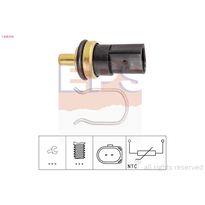 Senzor, Temperatura Lichid De Racire 1.830.376 Audi A2/A3/A4 B5/A4 B7/A5/A6 C6/Q7 Chrysler Sebring Dodge Avenger/Caliber