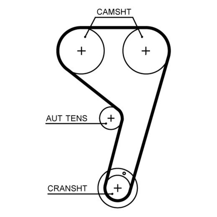 Комплект водна помпа + ангренажен ремък Kp2T354Hob Ford B-Max/C-Max/C-Max 2/Ecosport/Fiesta 6/Focus 3/Mondeo 5