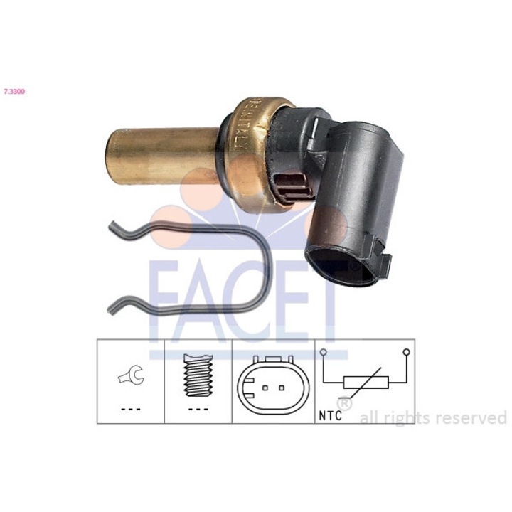 Сензор, Температура на маслото 7.3300 Chrysler Crossfire/Pt Cruiser Jeep Grand Cherokee 2 Mercedes-Benz 5-Class/A-Class/B-Class