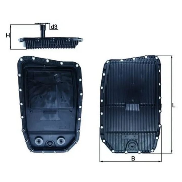 Olajteknő, Automata Sebességváltó Hx152 Alpina B5/B6/B7 Aston Martin Db9/Db9 Vantage/Rapide Bentley Arnage Bmw 3/5/6/7/X3