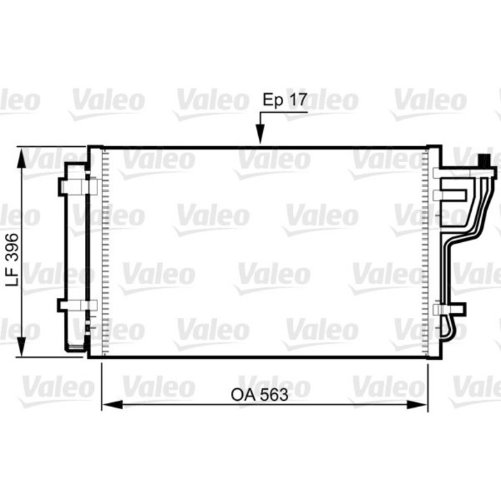 Radiator Aer Conditionat Clima 814351 Hyundai Elantra 4/I30 Kia Cee'D/Pro Cee'D