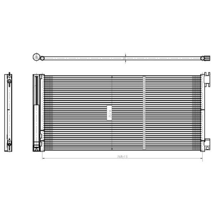 Кондензатор, Климатизация 350429 Fiat Talento Nissan Nv300 Opel Vivaro B Renault Trafic 3 Vauxhall Vivaro B