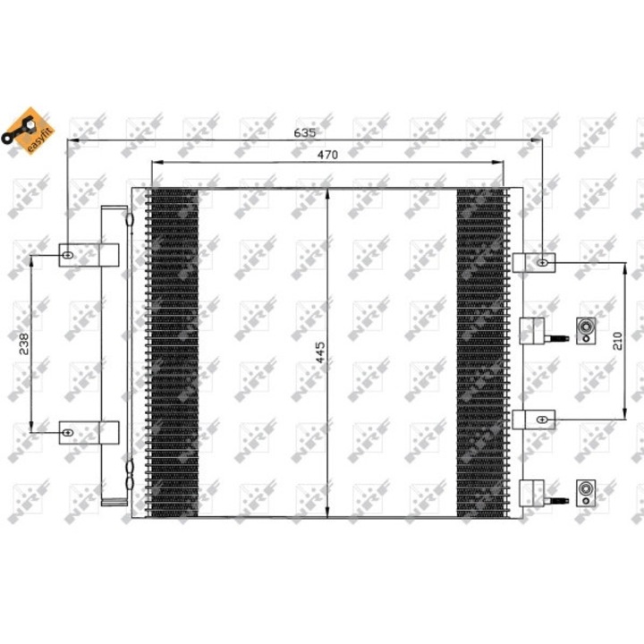 Radiator Aer Conditionat Clima 35604 Jaguar S-Type 2/Xf 1/Xf Sportbrake/Xk 2