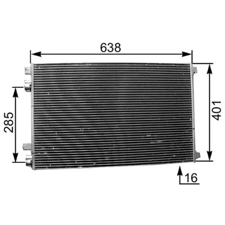 Radiator Aer Conditionat Clima Ac360001S Renault Megane 2/Scénic 2