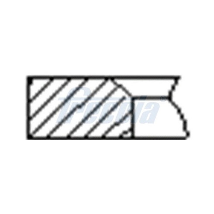 Set Segmenti Piston FRECCIA Fr10-384300 pentru Opel Movano A, Renault Clio 2/Espace 4, 1.9 diesel