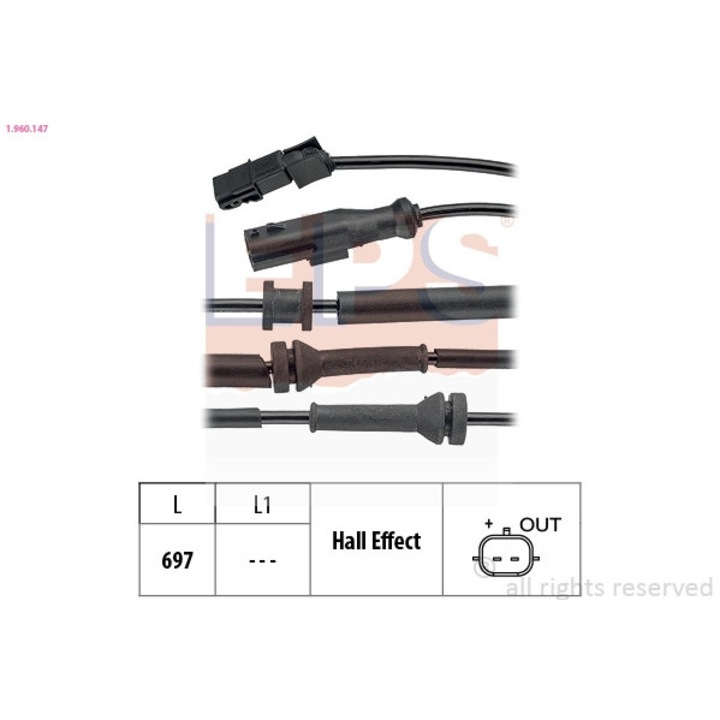 Senzor, Turatie Roata 1.960.147 Renault Espace 4