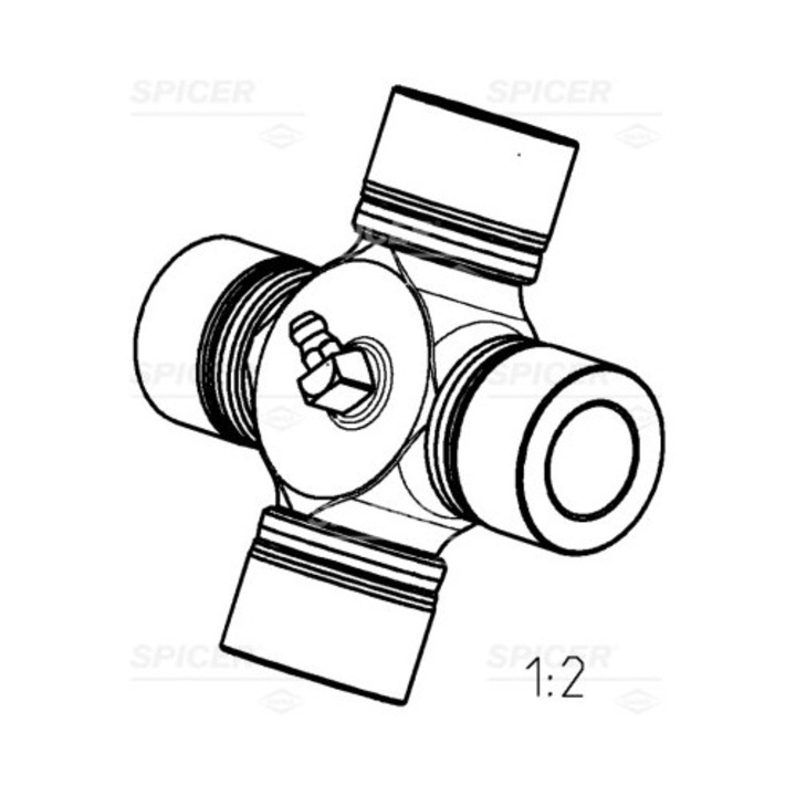 Csukló, Kardántengely U-10195-00 Iveco Eurocargo 1-3/Eurotrakker