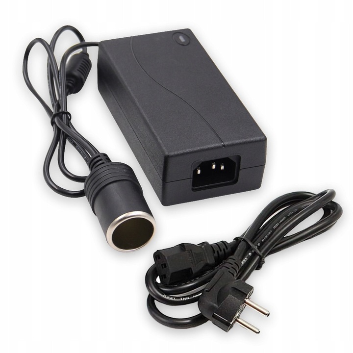 Adaptor 230V/12V, PIXEL, 24W, 6A, negru, 11,6x5,7x3,5cm