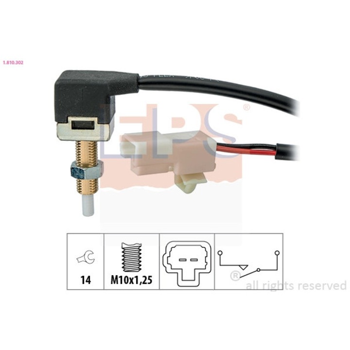 Kapcsoló, kuplungműködtető (tempomat) 1.810.302 Hyundai I30/I30 Kombi/I40 1/I40 1 Cw/I40 1 Kombi Kia Carens 4/Cee'D