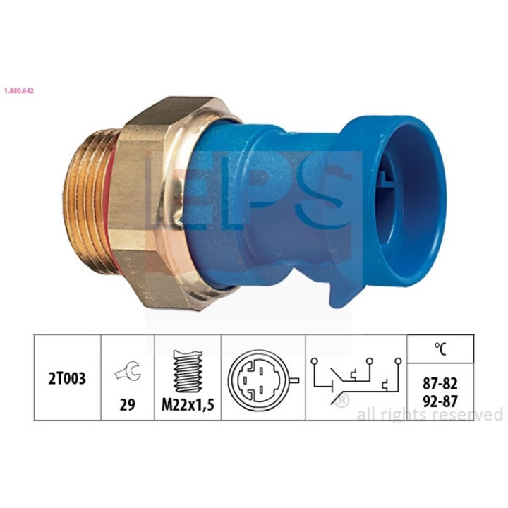 Sonda Temperatura Termocupla 1.850.642 Citroën Jumper 1 Fiat Brava/Bravo 1/Ducato/Marea/Palio/Punto