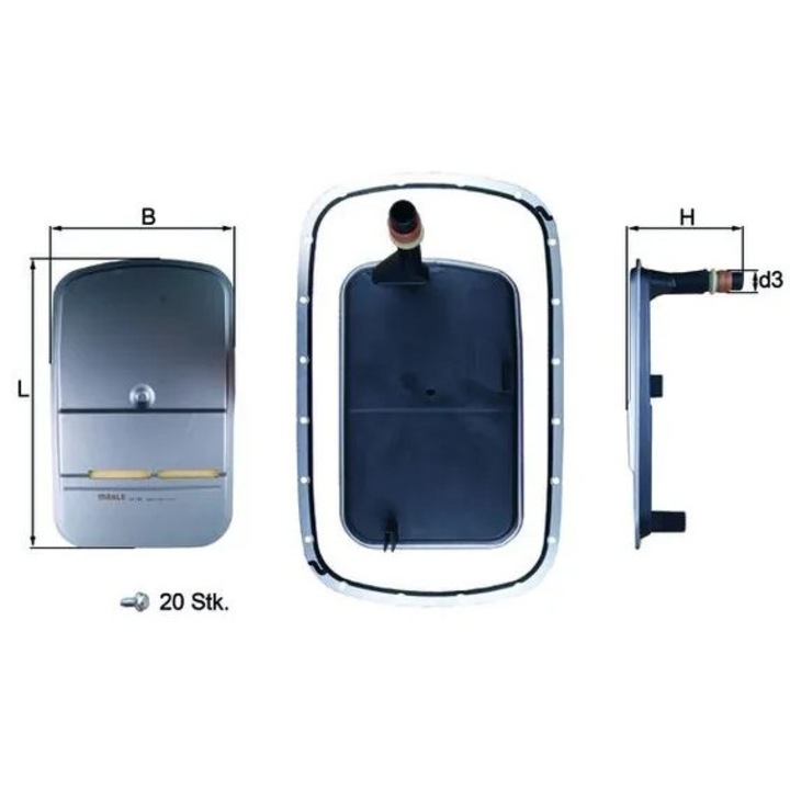 Hidraulika Szűrő, Automata Váltó Hx159Kit Bmw 3/5/X3/X5/Z3 Opel Omega A/Omega B/Senator B Vauxhall Omegacombi