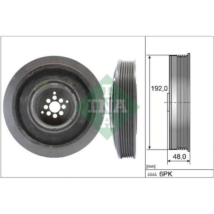 Feszítőgörgő készlet, főtengely 544010220 Audi A4 B7/A4 B8/A5/A6 C6/A6 C7/A7/A8 D3/A8 D4/Q5/Q7 Vw Phaeton/Touareg