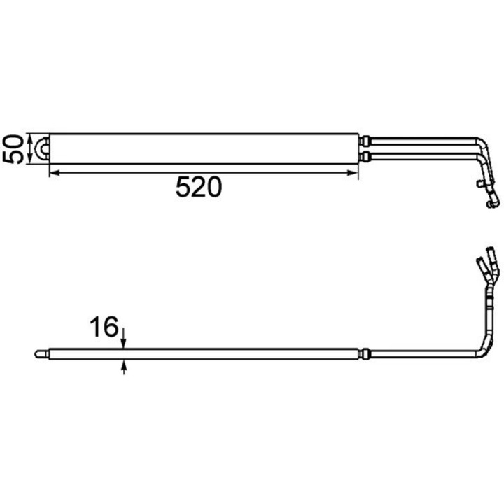 Радиатор за охлаждане на масло, кормилна система Clc103000P Buick (Sgm) Lacrosse/Regal 2 Opel Insignia A Saab 9-5