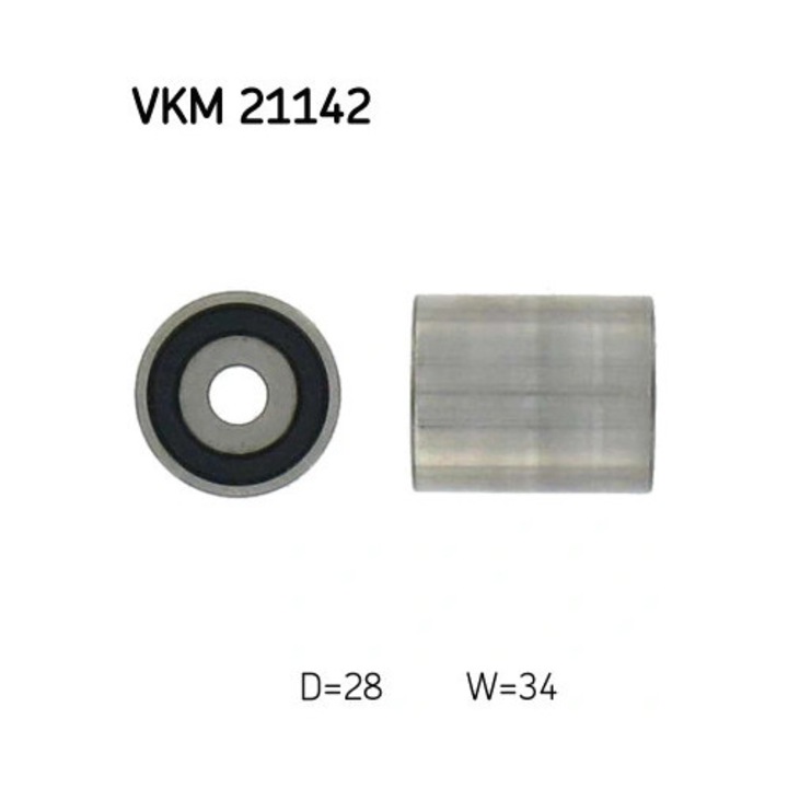 Vezetőgörgő/Vezetőszíj, Vezérműszíj Vkm21142 Audi A2/A3/A4 B5/A4 B6/A4 B8/A5/A6 C5/A6 C6/A8 D3/Q5/Tt Ford Galaxy 1