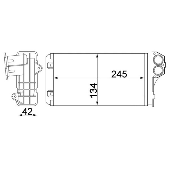 Calorifer Incalzire Habitaclu Ah88000S Citroën Xsara Picasso Peugeot 206