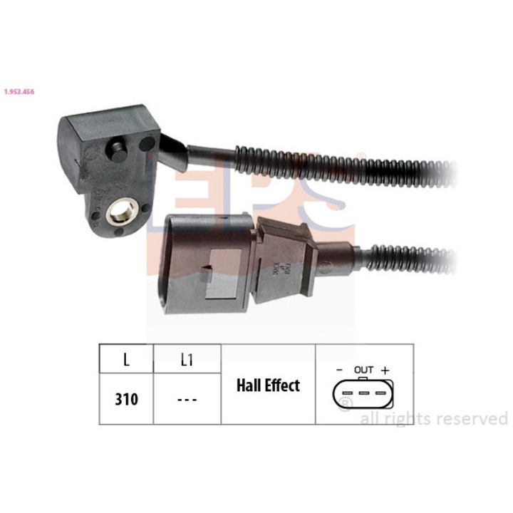 Senzor, Pozitie Ax Cu Came 1.953.456 Audi A3/A4 B7/A6 C6 Chrysler Sebring Dodge Caliber/Journey Jeep Compass/Patriot