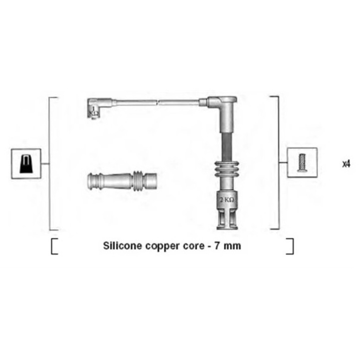 Set Cablaj Aprinder 941045430528 Alfa Romeo 147/156/166/Gtv