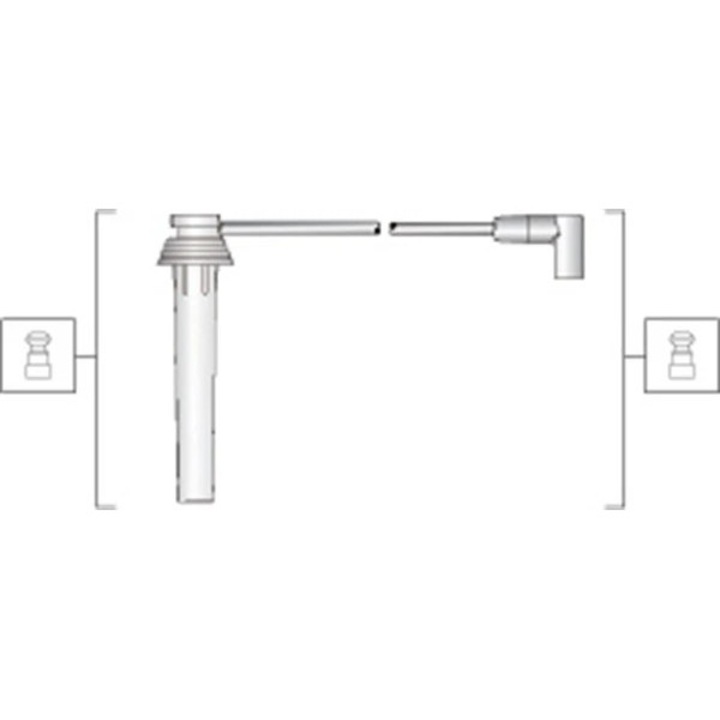 Gyújtás kábelkészlet 941318111276 Chrysler Neon/Neon 2/Stratus Dodge Caliber/Caravan/Neon/Neon 2/Stratus Jeep Wrangler 2