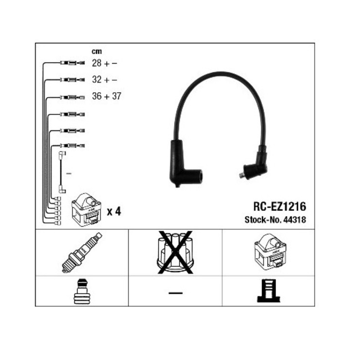 Set Cablaj Aprinder 44318 Mazda Rx-8