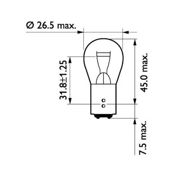 Крушка, мигач 13499B2 Irisbus Access Bus 1/Access Bus 2/Agora/Axer/Citelis/Domino/Proway Man L2000/Lion´S/M 2000 L