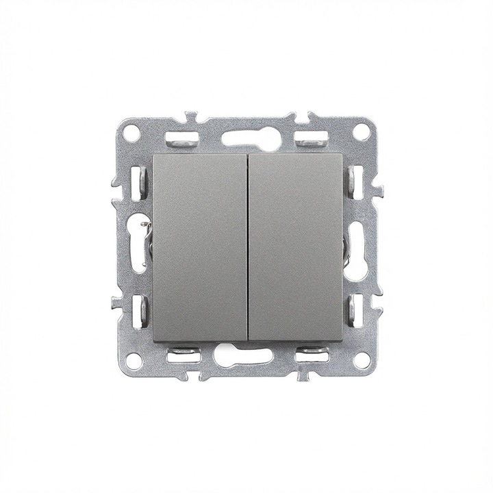 Leziter Nova csillárkapcsoló 10A 250V keret nélkül 105 szürke