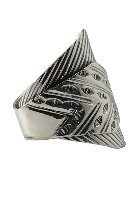 Inel din argint 925, The Silver Rush, marime 18, reglabil, 4 mm