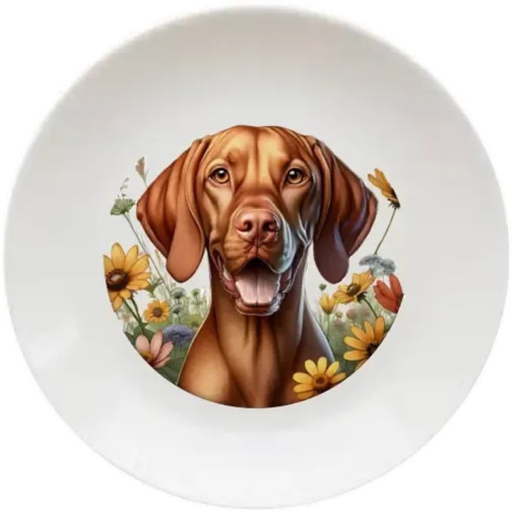Vizsla tányér, (Átmérő 20, 7 cm, Magasság 2 cm, Súly 340 gramm)