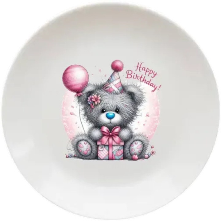 Maci tányér, (Átmérő 20, 7 cm, Magasság 2 cm, Súly 340 gramm)