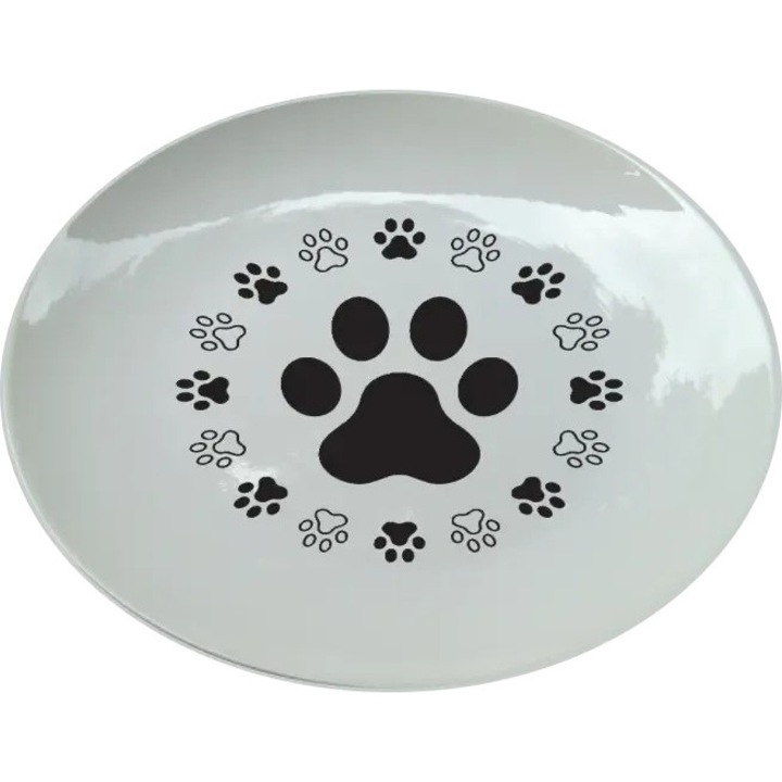 Tappancs 1 tányér, (Átmérő 25, 7 cm, Magasság 2, 7 cm, Súly 615 gramm)