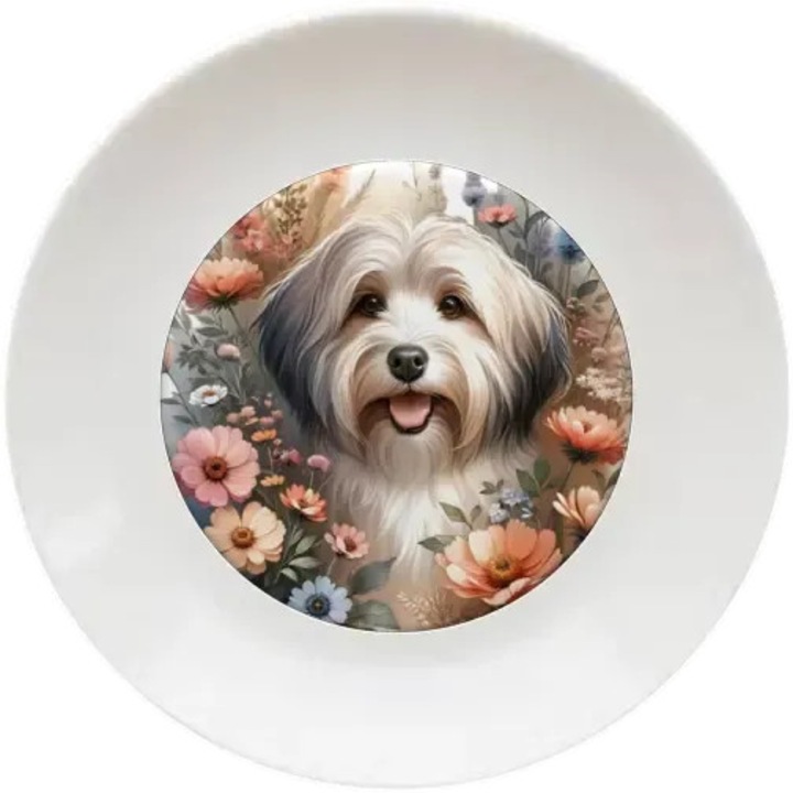 Havanese tányér, (Átmérő 20, 7 cm, Magasság 2 cm, Súly 340 gramm)