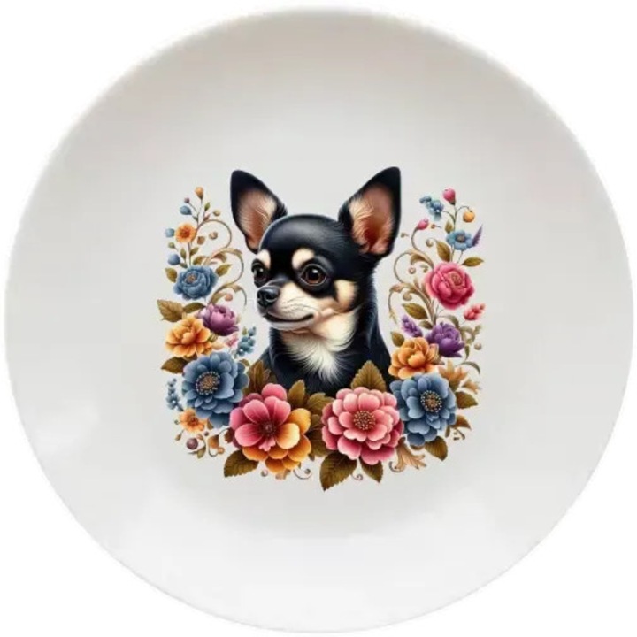 Csivava tányér, (Átmérő 20, 7 cm, Magasság 2 cm, Súly 340 gramm)