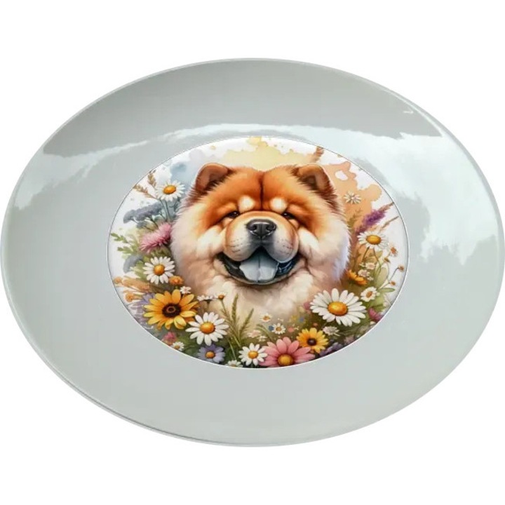 Csaucsau tányér, (Átmérő 25, 7 cm, Magasság 2, 7 cm, Súly 615 gramm)