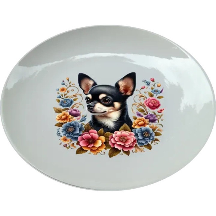 Csivava tányér, (Átmérő 25, 7 cm, Magasság 2, 7 cm, Súly 615 gramm)