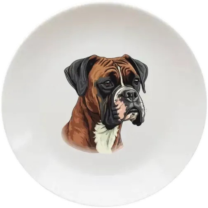 Boxer tányér, (Átmérő 20, 7 cm, Magasság 2 cm, Súly 340 gramm)