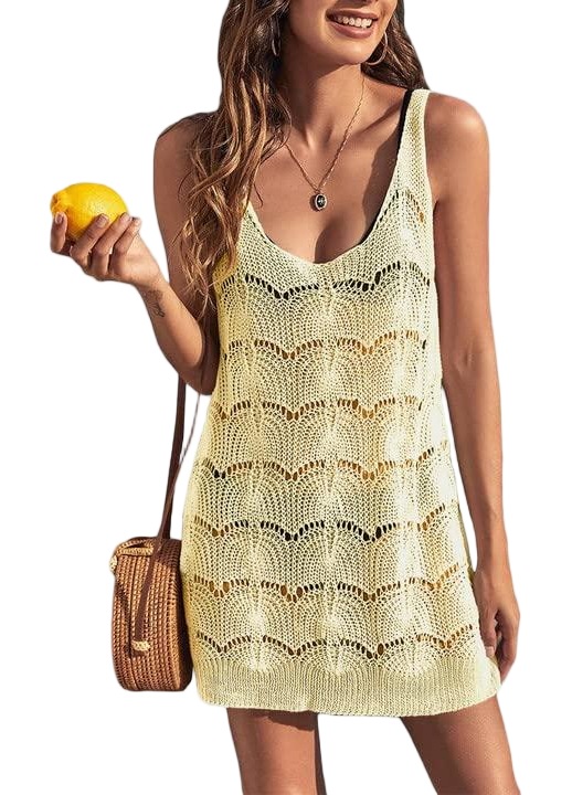 Рокля, прозрачна (10095), Бежов