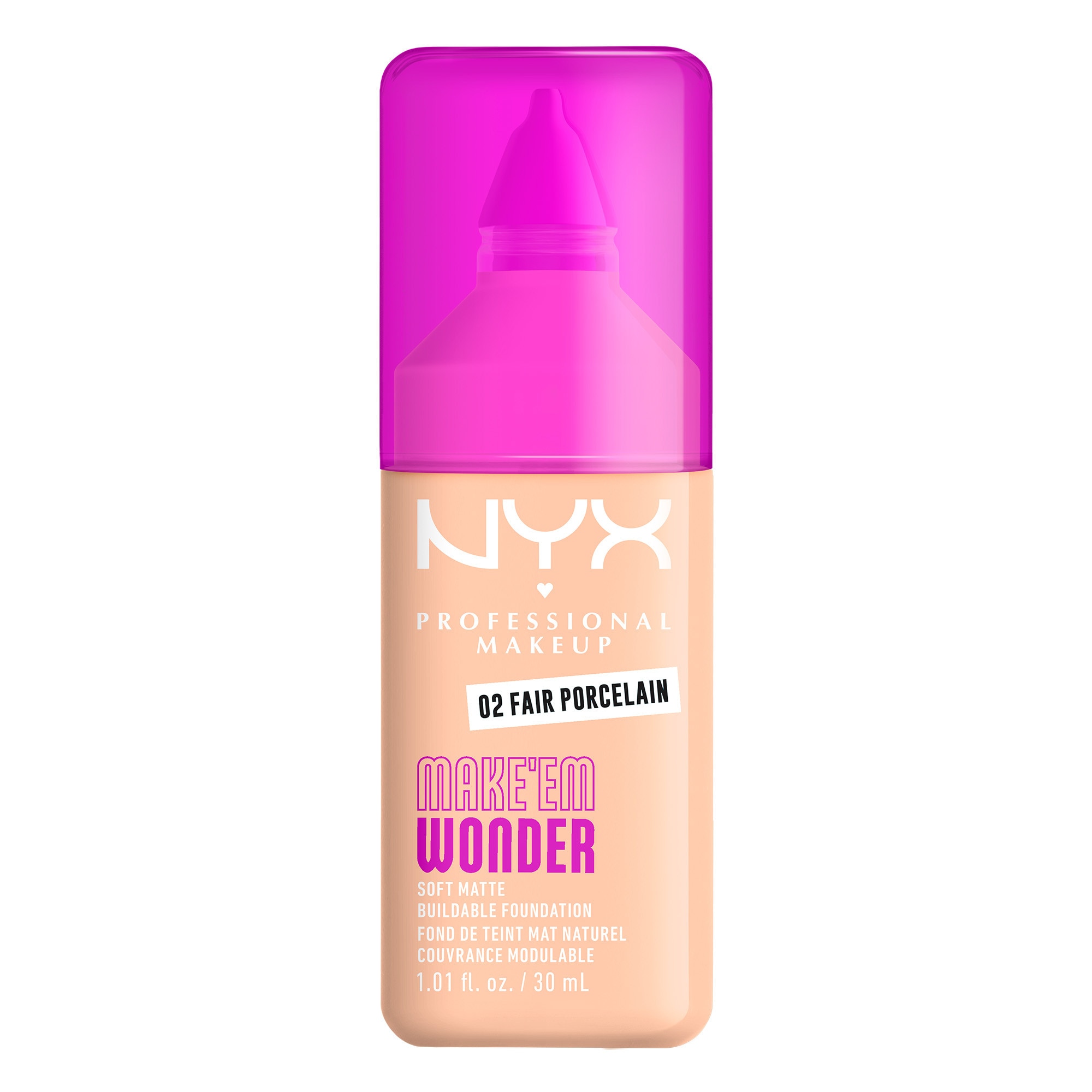 NNE grinding foundation neutral2個セット Fond de ten NYX Professional Makeup Make 'EM Wonder 02 Fair