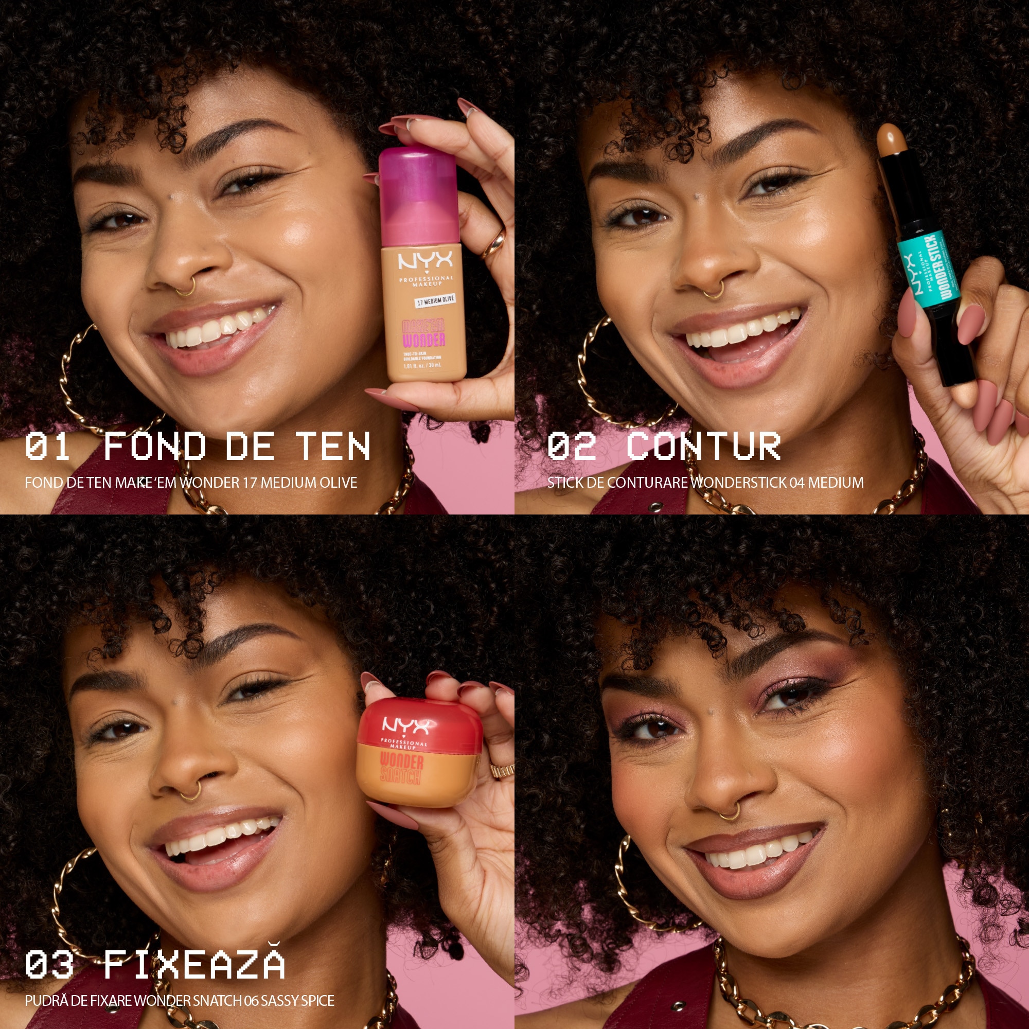 Fond de ten NYX Professional Makeup Make 'EM Wonder 09 Light Nude