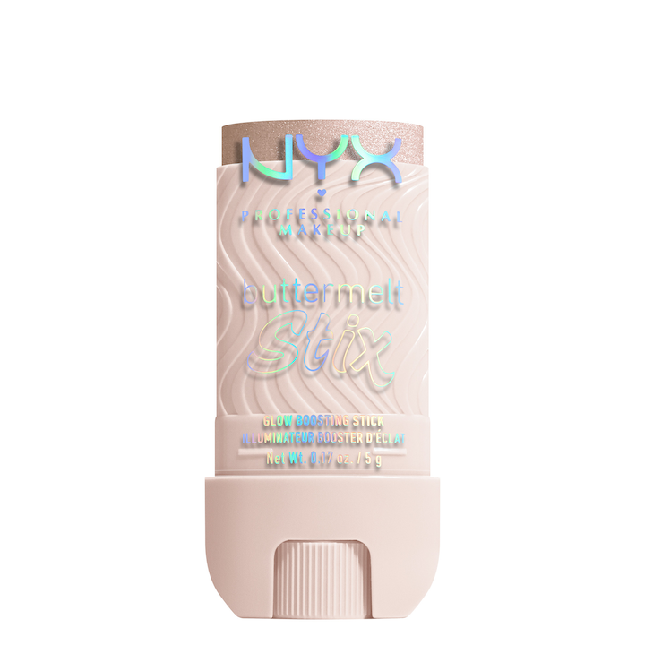 Baton iluminator NYX Professional Makeup Buttermelt Glaze Stix 01 Big Melt Energy, rezistenta pana la 8 ore, 5 g